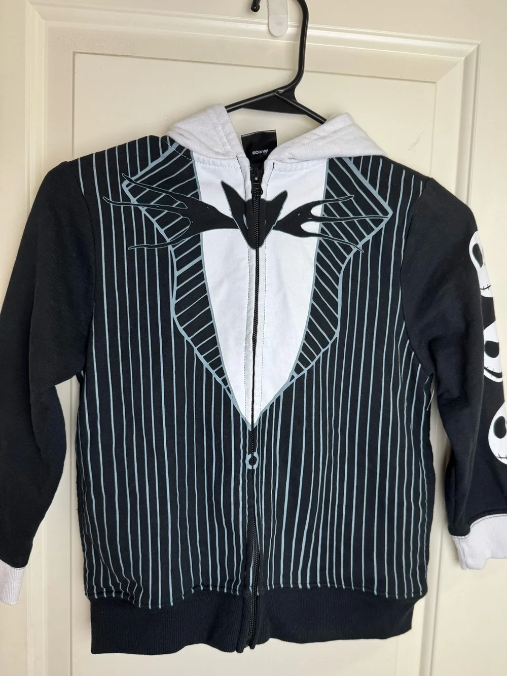 Disney Nightmare Before Christmas Jack Skellington Hoodie S 6/7